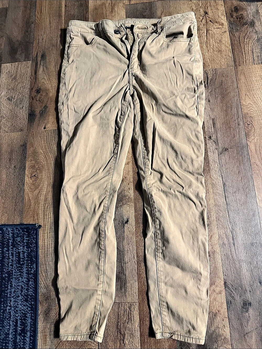 American Eagle AE Next Level Skinny Pants Brown , khaki Size 10 Short